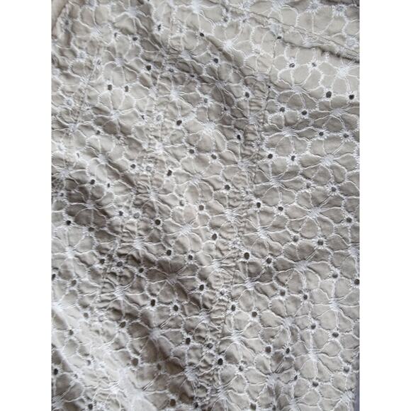 willi smith style #W55233 Flower Embroidered Cream Jacket Size S. - Picture 4 of 10